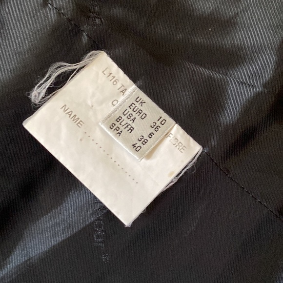 Barbour Women’s Quilted Jacket Black L116 Tailored Size 6 US - Picture 7 of 8